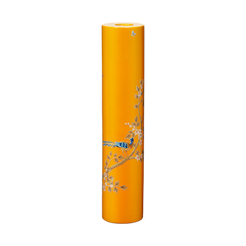 Chinoiserie Candlestick Yellow