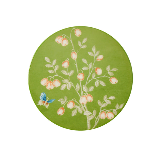 Chinoiserie Coaster Green - Set of 4