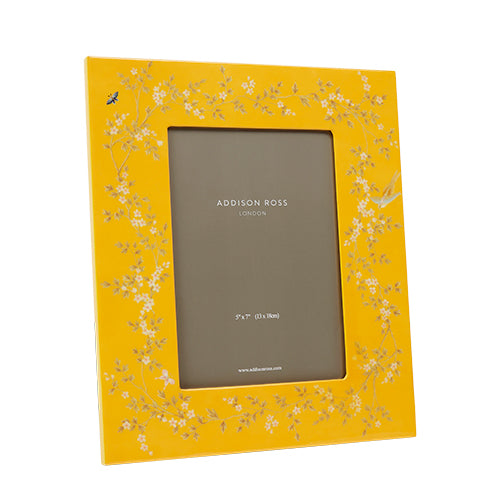 5x7 Chinoiserie Yellow Frame