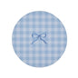 Blue Gingham Coasters- Set of 4