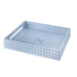 Blue Medium Gingham Tray