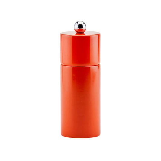 Orange Mini Column Salt or Pepper Mill