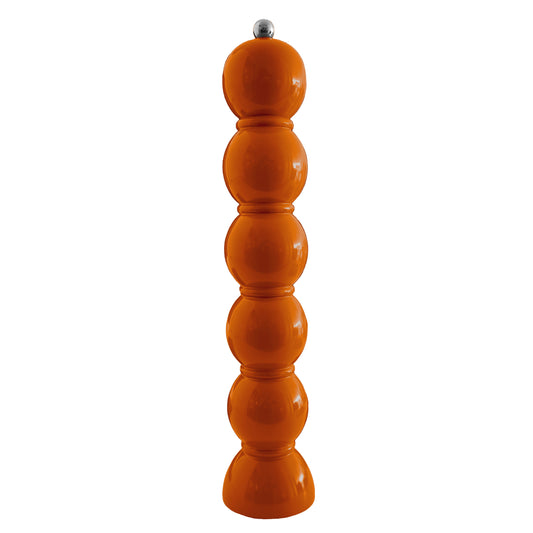 Orange Lacquer Grande Salt or Pepper Mill