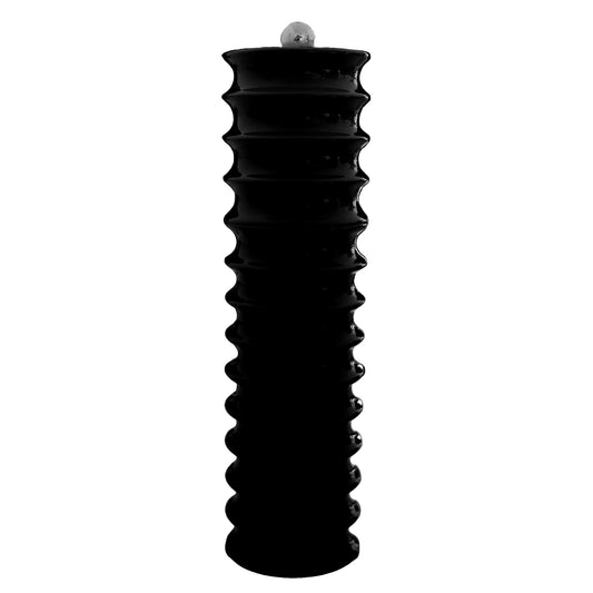 Black Twister Salt or Pepper Mill