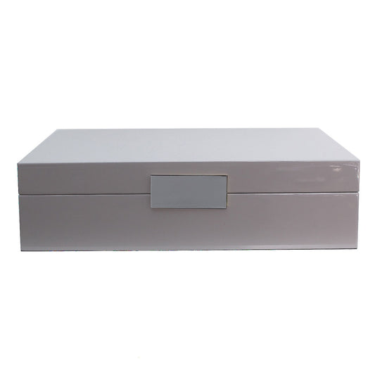 Large Chiffon Grey & Silver Glasses Box