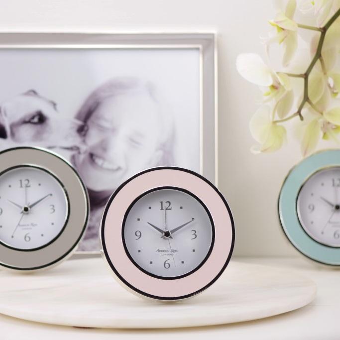 Light Pink & Silver Alarm Clock - Clock - Addison Ross