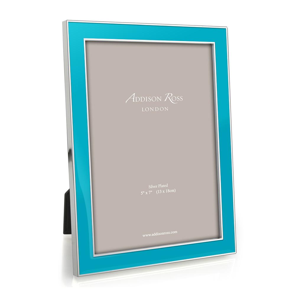 Blue Enamel & Silver Frame - Enamel Frames - Addison Ross