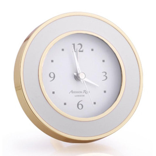 Chiffon & Gold Silent Silent Alarm Clock - Addison Ross Ltd UK