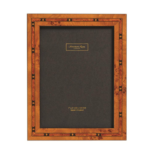 Brown Star 2cm Marquetry Frame - Wood Frames - Addison Ross